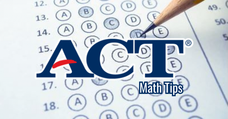 13 ACT Math Tips to Help You Feel Ready on Test Day - CampusBooks Blog
